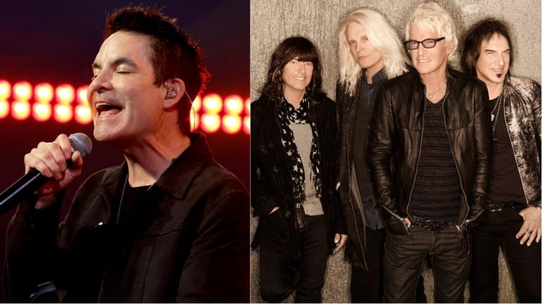 Train, featuring frontman Pat Monahan, left, will join forces with...