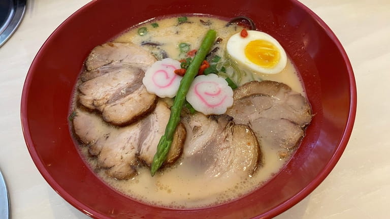The special ramen at Mr. Keke in Great Neck can...